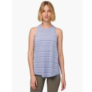 Lululemon All Tied Up Tank Cut Back Stripe NWT